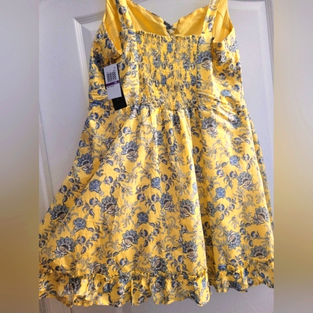 ✨️🪻Yellow Floral Dress - Picture 10 of 16